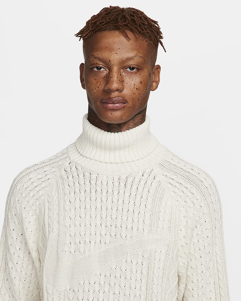 Nike polo neck jumper on sale